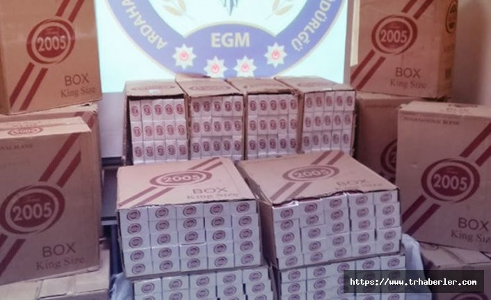Ardahan'da 65 bin 500 paket kaçak sigara ele geçirildi
