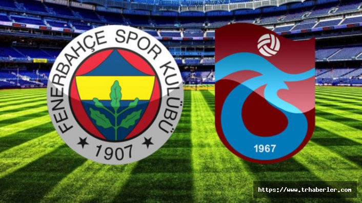MAÇ SONUCU: Fenerbahçe 1-1 Trabzonspor