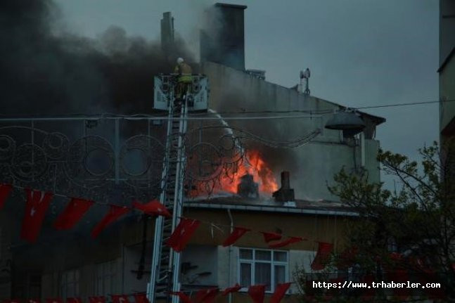 İstanbul'un göbeğinde korkutan yangın!