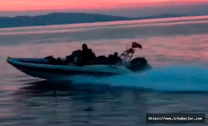 Sürat teknesi ve yatlarla nefes kesen kaçak göçmen operasyonu