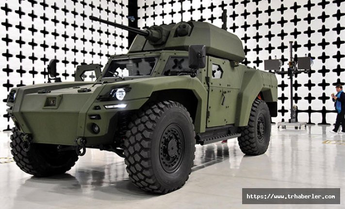 Türkiye'nin ilk elektrikli zırhlı aracı 'Akrep II' tanıtıldı
