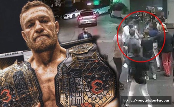 Ünlü dövüşçü Conor McGregor hayranının telefonunu parçaladı - video izle