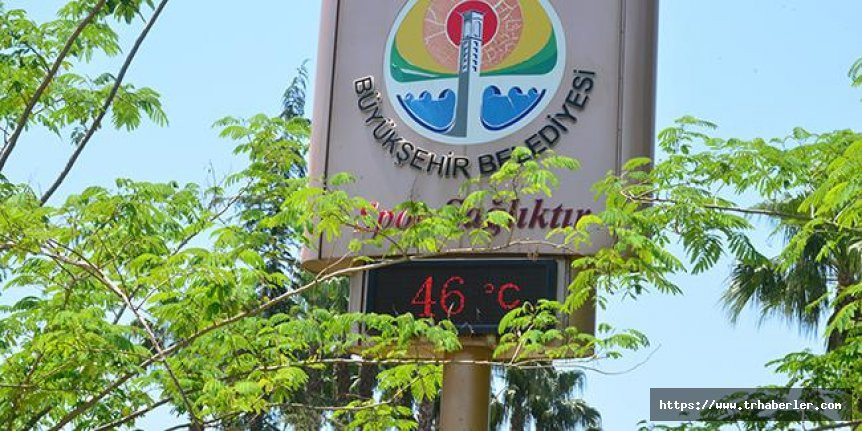 Adana'da termometreler 46 dereceyi gösterdi! video