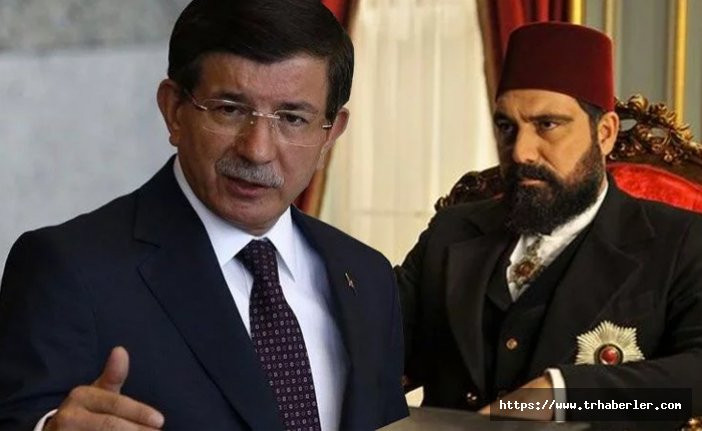 Ahmet Davutoğlu Payitaht Abdülhamid dizisindeki göndermeye tepki gösterdi! video izle