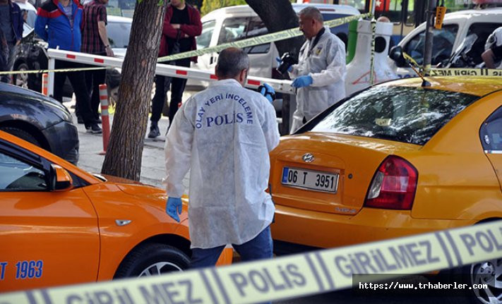 Ankara'da taksi durağında dehşet! Taksicilerin silahlı kavgası: 1 yaralı