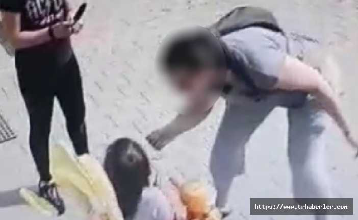 Annesi 3 yaşındaki çocuğu tekme tokat dövdü! video izle