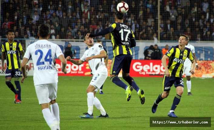 BB Erzurumspor - Fenerbahçe maçı özet ve golleri