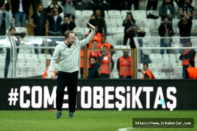 Beşiktaş'lı taraftarların Sergen Yalçın'a tezahüratı maça damga vurdu!
