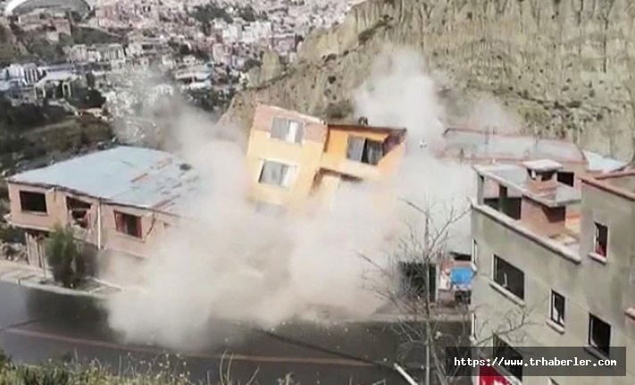 Bolivya’da toprak kayması: 64 ev yıkıldı