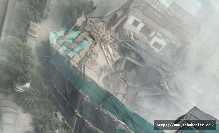 Çin'de bina çöktü: 20'den fazla kişi enkaz altında