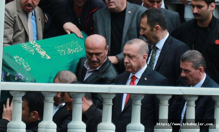 Cumhurbaşkanı Erdoğan cenaze törenine katıldı!