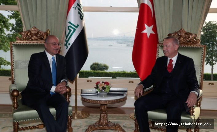 Cumhurbaşkanı Erdoğan Irak Cumhurbaşkanı Berham Salıh'i ile görüştü