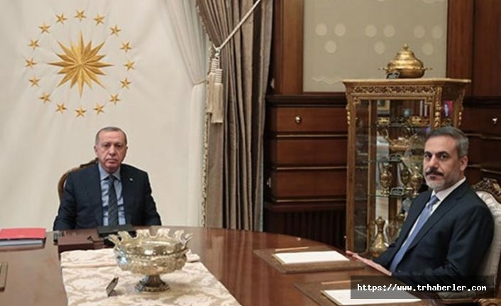 Erdoğan ile MİT Başkanı Fidan görüştü