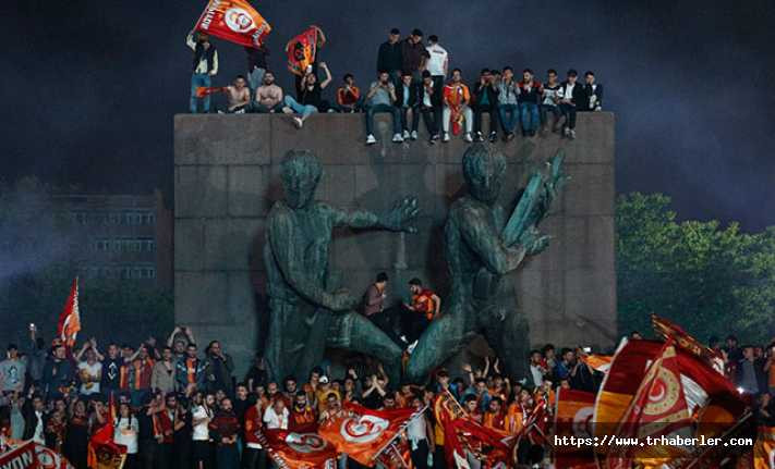 Yurtta Galatasaray'ın şampiyonluk coşkusu