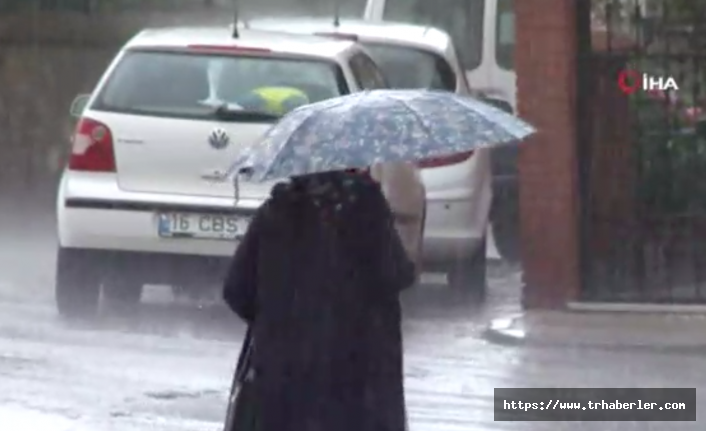 İstanbul'da sağanak yağış etkili oldu!  Video Haber İzle