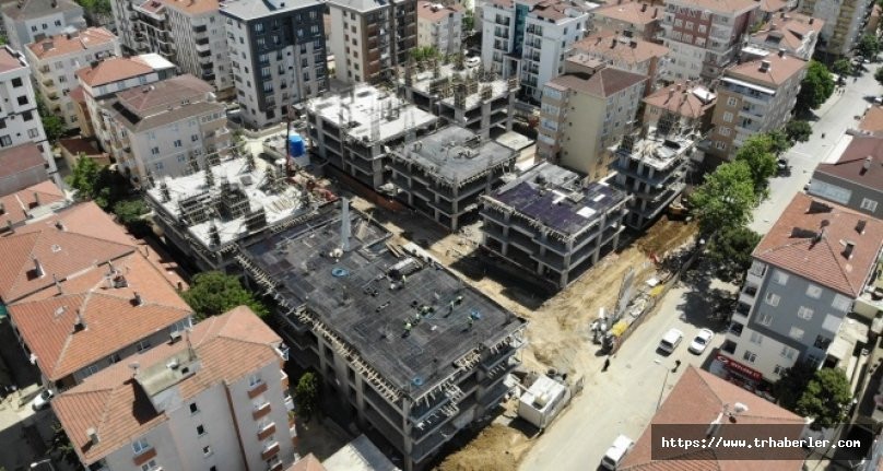 Kartal'da yıkılan binaların yerine yeni dikilecek 7 bina havadan görüntülendi video izle