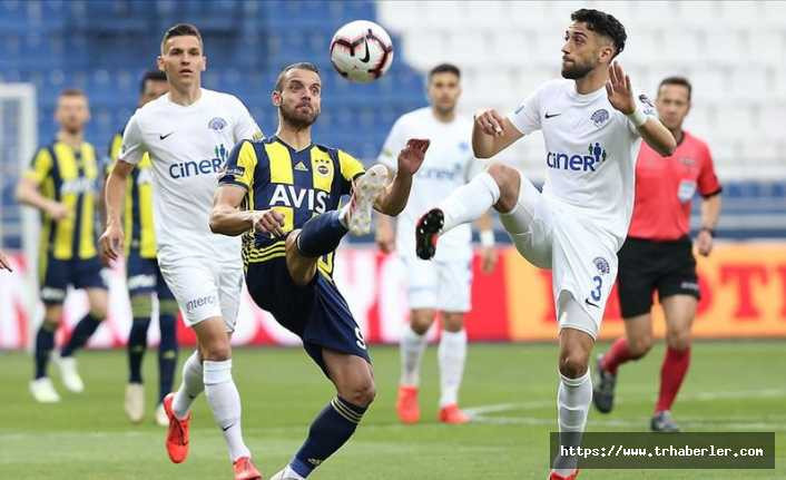 Kasımpaşa-Fenerbahçe maçı özet ve golleri