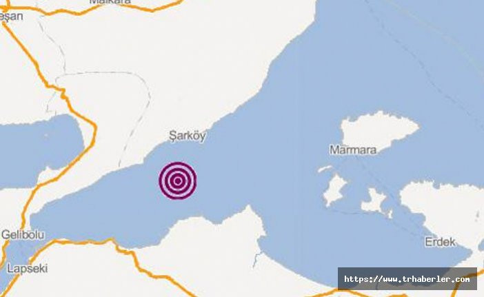 Marmara Denizi'ndeki korkutan deprem İstanbul'da hissedildi! Don depremler!