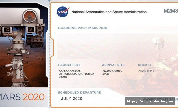 Mars'a isim yollamak NASA 2020 bileti nasıl alınır?