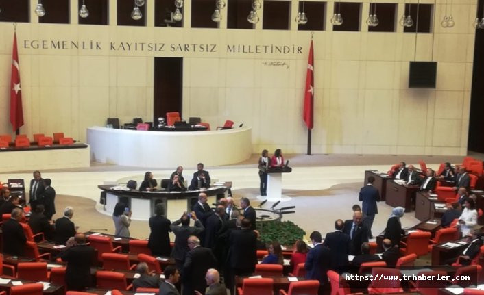 Meclis'te HDP'nin önerisi kabul edilmeyince ortalık karıştı!