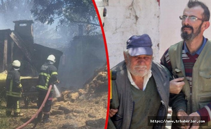 Tekirdağ Malkara'da yangın 2 evi yok etti! Gözyaşları içinde izlediler