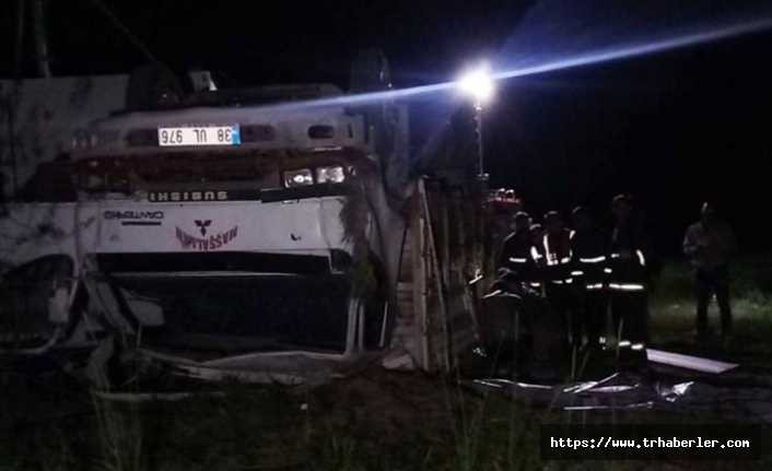 Van'da mültecileri taşıyan kamyon devrildi: 5 ölü 37 yaralı!