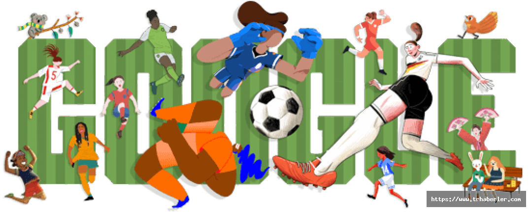 2019 FIFA Kadınlar Dünya Kupası için geri sayım! 2019 Kadınlar Dünya Kupası doodle oldu!