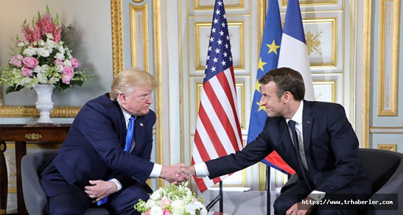 ABD Başkanı Trump: Fransa Cumhurbaşkanı Macron ile İran konusunda fikirlerimiz aynı