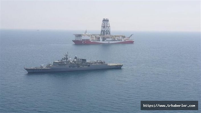 Akdeniz'de Yavuz sondaj gemisine Barbaros eşlik ediyor!