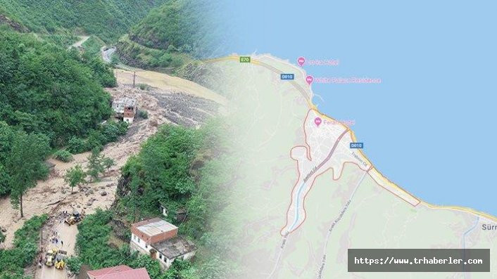 Araklı nerede? Sel felaketi yaşanan Trabzon Araklı’nın haritadaki yeri…