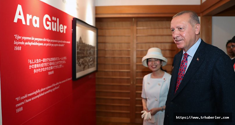 Cumhurbaşkanı Erdoğan, Japonya'da Ara Güler Sergisi'nin açılışını yaptı