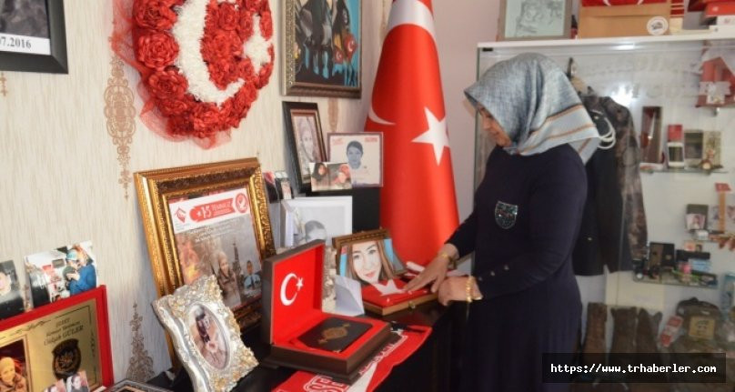 15 Temmuz'da Şehit olan kızının hatıralarını hala yaşatıyor