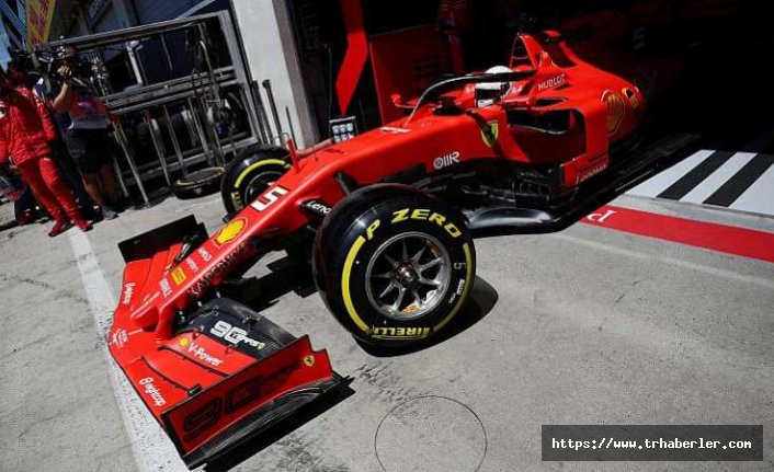Formula 1 yarışı için giden Ferrari TIR'ından bakın ne çekti