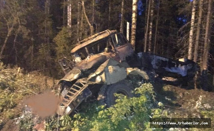 Rusya'da akaryakıt tankeri kaza yaptı: 4 ölü, 10 yaralı!
