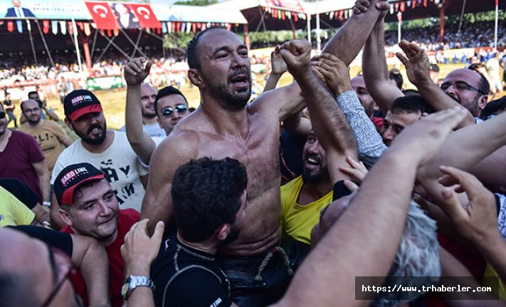 Tarihi Kırkpınar Yağlı Güreşlerinde Ali Gürbüz, 3'üncü kez başpehlivan oldu!