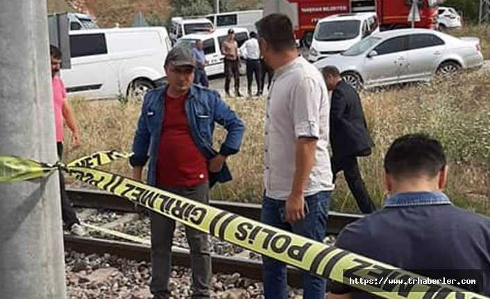 Trenin çarptığı kişi öldü