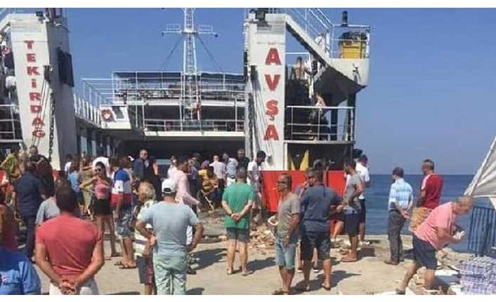 Balıkkesir Avşa Adası'nda feribot kazası
