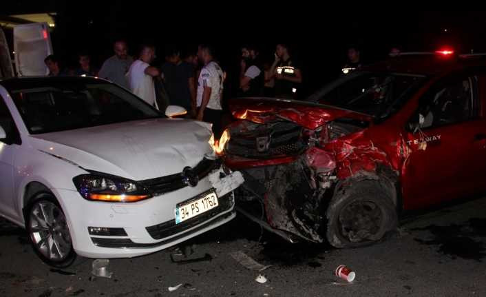Başakşehir’de maç çıkışı taraftarlar kaza yaptı: 4 yaralı