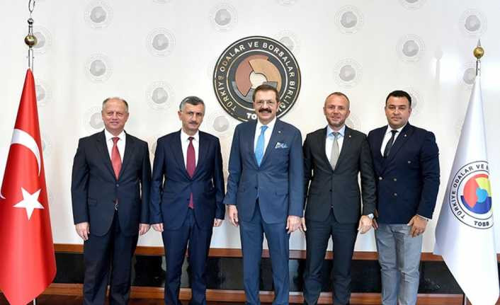 Başkan Keleş Hisarcıklıoğlu’na Ereğli ekonomisini anlattı