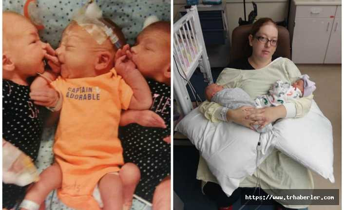 Böbrek taşı sancısı sanıp hastaneye gitti, üçüz bebek doğurdu