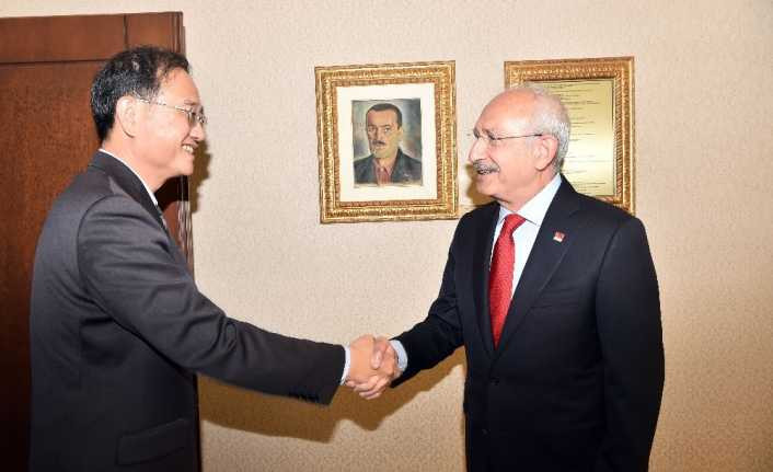 Kılıçdaroğlu, Çin Büyükelçisini kabul etti