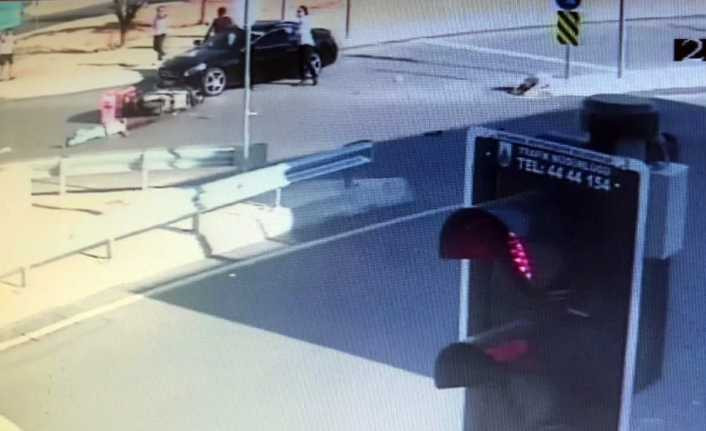 Maltepe’de kurye gencin hayatını kaybettiği feci kaza kamerada! video izle