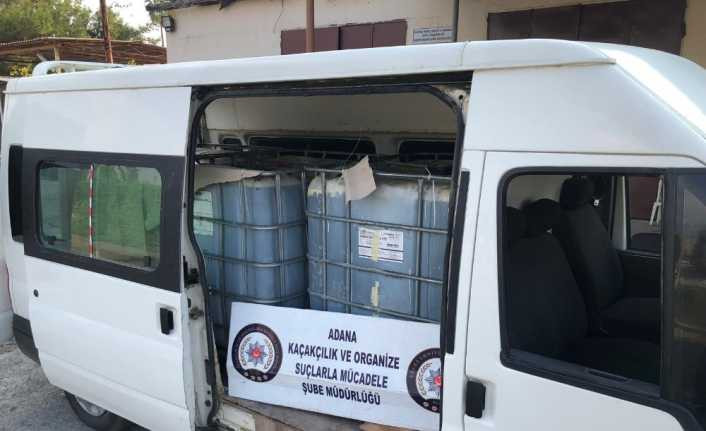 Adana’da 3 bin litre kaçak akaryakıt ele geçirildi