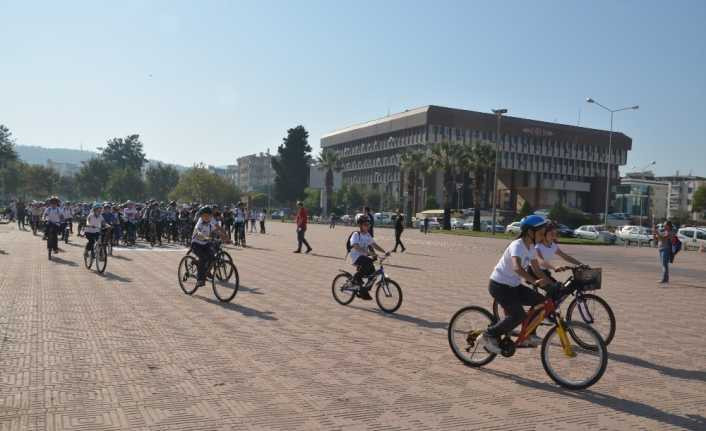 Avrupa Okul Sporları Gününde öğrenciler pedal bastı