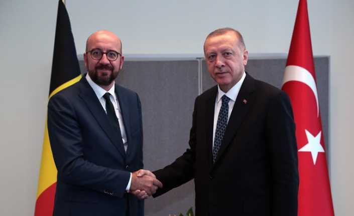 Cumhurbaşkanı Erdoğan, Belçika Başbakanı Michel’le görüştü