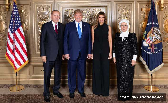 Cumhurbaşkanı Erdoğan ile Trump yemekte buluştu