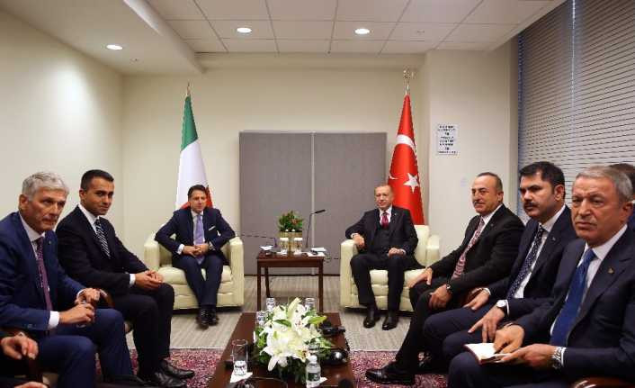 Cumhurbaşkanı Recep Tayyip Erdoğan, İtalya Başbakanı Giuseppe Conte ile görüştü.