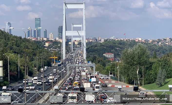 Fatih Sultan Mehmet Köprüsü'nde hareketli dakikalar