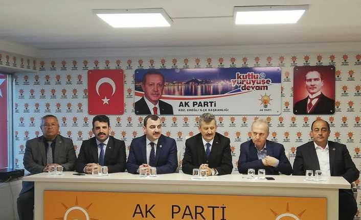 AK Parti Milletvekilleri Kdz. Ereğli’de partililerle buluştu