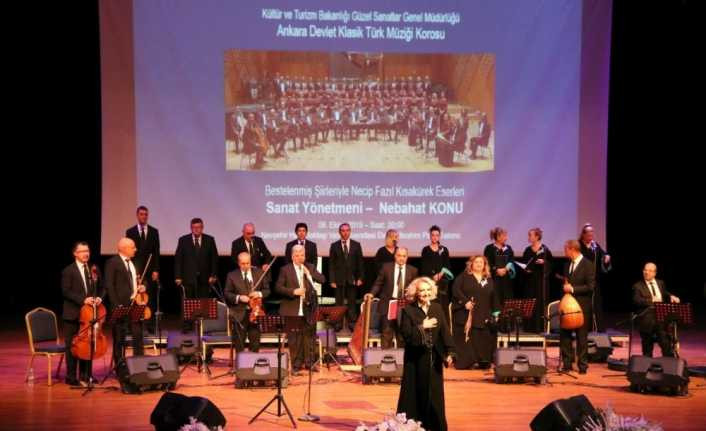 Ankara Devlet Klasik Türk müziği korosu NEVÜ’de sahne aldı
